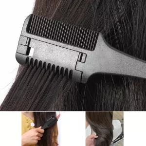 키밍 제모 빗 숱치기 다듬기 도구 1개 헤어소품 컷팅