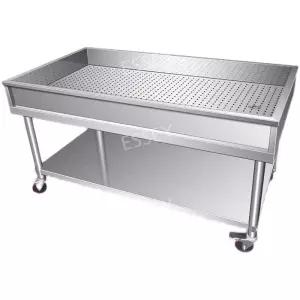 업소용 조리대 스텐 스테인레스 작업대 싱크대 이동식 물빠짐