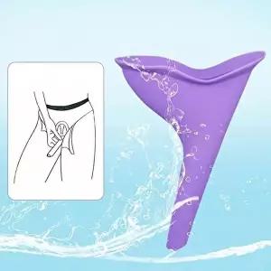 [셀러허브 생활리빙]휴대용 여성 소변기 야외 노지 화장실 차박 캠핑 임신 간이 환자 여자 서서오줌 서서