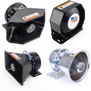 고출력 차량용 사이렌 경적 라운드 방수 12V 24V 싸이렌