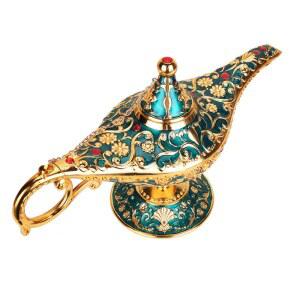 알라딘램프 장식 엔틱 선물 지니 알라딘굿즈 공예품 요술 연극 소품 요술램프