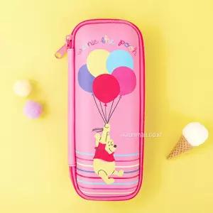 디즈니 곰돌이푸 2단 EVA 파우치 다용도 필통 수납 케이스