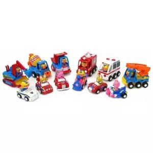 뽀로로 자동차 종합 12종 세트 경찰차 소방차 중장비