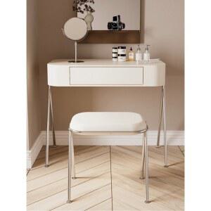 모듈 화장대 USM 테이블 화이트 모듈화장대 테이블과 의자 메이크업 밀크화이트 탁자 침실