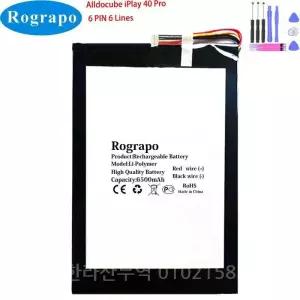 Alldocube Cube iPlay 40 Pro 용 태블릿 PC 배터리  5 선 플러그 및 도구 3.8V 6500mAh
