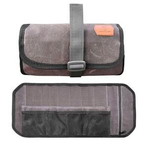 포효하는 파이어 파이오니어 미니 툴 롤백 남성용, 멀티툴 파우치 왁스 캔버스 롤백, EDC 기어 나이프 서바이벌 키트, 정리 파우치, 정리함