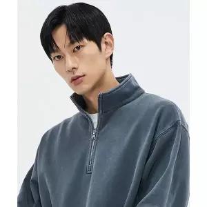 매장정품 [브랜드명] 소버먼트 SOVERMENT 860G 피그먼트 하프 짚업-스톤 네이비- sj-hazipup02 116234