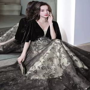 합창드레스 원피스 빅사이즈 무대 송년회 파티 블랙 연주복 이브닝 연주드레스 벨벳 드레스