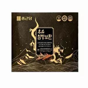 종근당건강 명품 침향보환 3.75g x 30환 1박스, 녹용 침향 마카 부모님 선물 쇼핑백