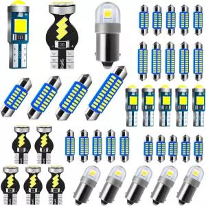Antline 42피스 29mm 31mm 36mm 41mm BA9S T5 T10 LED 실내 전구 키트 돔 맵 대시보드 트렁크 화물 도어용