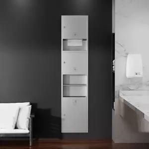 핸드 업소용 타올디스펜서 가게 벽걸이 매립형 스텐 벽 화장실 휴지걸이