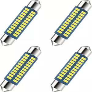ZNDAW 자동차용 4개의 PCS LED 전구 31mm 36mm 42mm 차량 내부 돔 지도 트렁크 조명 6000K 400LM 화이트