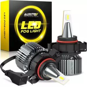 AUXITO PSX24W LED 안개 전구 2504개의 6500K 쿨 화이트 6000LM 익스트림 브라이트 임프레자 크라이슬러