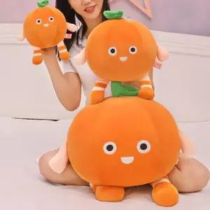 인형쿠션 귀여운 대형 쿠션 65센티 감귤 인형 모찌 오렌지 애착