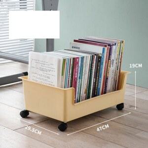 이동식 수납함 학생 바퀴 스탠드 카트/사일런트 책장 양면 사이드 문서보관함 서랍 없는