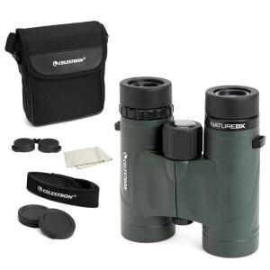 [미국배송] CELESTRON - NATURE DX 10X32 쌍안경 U2013 조류 사육 및 야외 활동에 이상적입니다 32MM 대물렌즈 와이드 7.4 시야 BAK-4 프리즘 풀 멀티 코팅 방수 방안