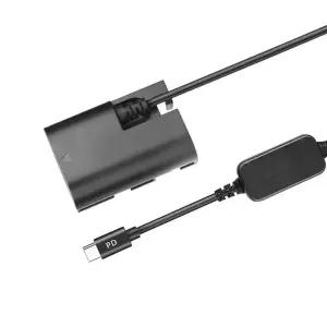 LP-E6 ACK-E6 DR-E6 더미 배터리 및 DC 보조배터리 C타입 케이블  EOS 6D 60D 70D 80D 90D R R5 R6 5DS 5D