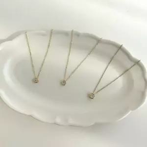 큐빅 14k 18k 데일리 목걸이14k중로즈골드 데일리 주얼리 20대여성 30대여성 40대여성 액세서리