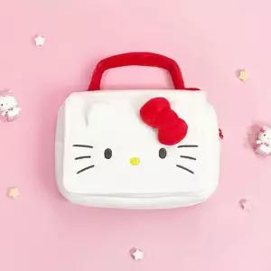 헬로키티 미러 토트파우치 거울 화장품 메이크업 소품 수납백 C2-259594