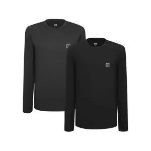 케이투 K2 BOOST 긴팔 기본 라운드 티셔츠_Black KMU25289Z1 151626