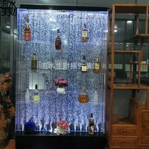 워터파티션 기포벽 벽분수 일반형 인테리어 공간분리 카페