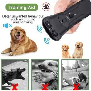 초음파 짖음 방지 장치 트레이너 중지 용품 퇴치기 반려동물 도구 훈련 제어