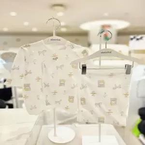 (압소바 의류) 로빈 뱀부 배냇가운 속싸개 2종세트 25년가을신상 A2C10127A