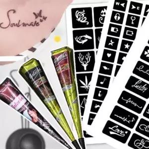 타투스티커 도안 셀프 토토헤나 스티커 판박이