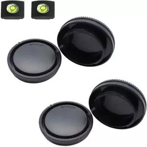 Body Cap + Rear Lens Cover for Sony Alpha A6700 A6600 A6500 A6400 A6300 A6100 A6000 A5100 A5000