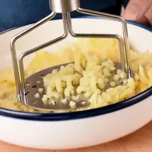 다지기 쿠킹스텐 이중 감자으깨기 포테이토매셔