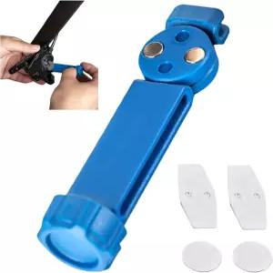 QZAVIRE 자전거 브레이크 패드 스프레더 도구 카본 스틸이 장착된 유압 디스크 피스톤 리셋 산악 및 도로