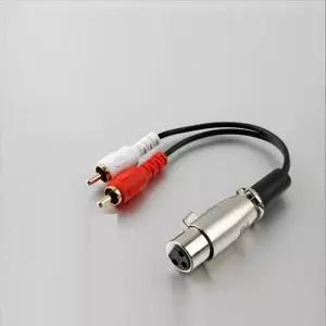 캐논 427BYP76 RCA 2선 Y형 케이블 3P Mic XLR Canon F 2RCA M