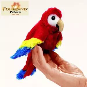 고급손가락 앵무새 귀여운 어린이날 돌 봉제인형 장난감 역할 유아 조카 아이선물