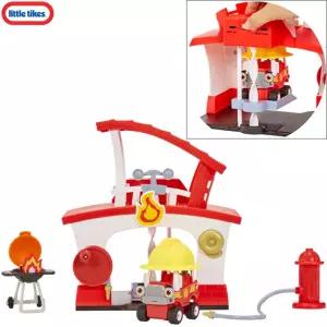 리틀타익스 레츠고 소방본부+1카 어린이날 파이어맨 조카선물 구급자동차 토이 소방차