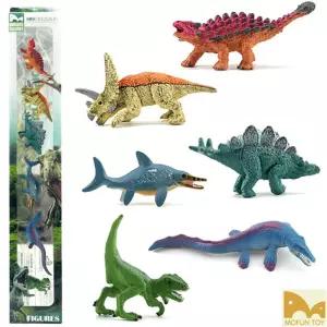 모펀(미니피규어) 벨로키랍토르와 공룡친구들 피규어인형 학습교구 공룡장난감 고생물
