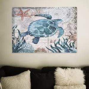 패브릭포스터 바다거북 인테리어벽장식 액자