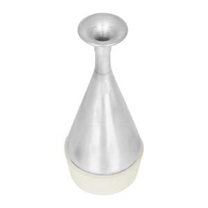 알루미늄 실버 컬러 경적 소음기 맑은 사운드 댐핑 우수한 밀폐성 머플러 관악기 액세서리