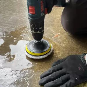 자동차 광택기패드 100mm 드릴연결 양모세트