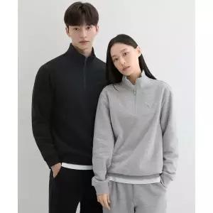 게스 GUESS [ON] 2color 유니 기모 반넥집업 NP4KE400 254760