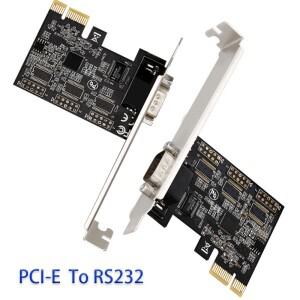 PCIe 확장 카드 직렬 라이저 어댑터 포트 컨트롤러 컨버터 독 스테이션 AX99100 RS232