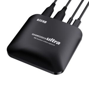 Ezcap326C 4K 비디오 게임 캡처 카드 HDR 마이크 1080P 60fps 120FPS 녹음 상자 USB 3.1 유형 C PS4 용 라