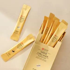 SNP 수면팩 슬리핑팩 탄력 골드 콜라겐 4ml x 20개 BNA