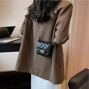 3색 여성 스트랩 귀여운 체인백 미니 크로스백 숄더백