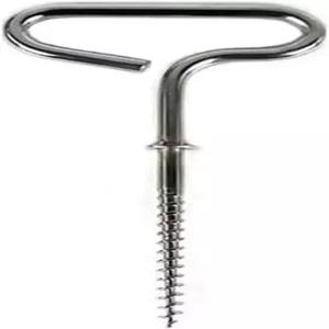 Qinwu XXHong 얼음 낚시 텐트 페그 스테인리스 스틸 나선형 드릴 네일 나사 쉘터 스테이킹 오거 캠핑용 1팩