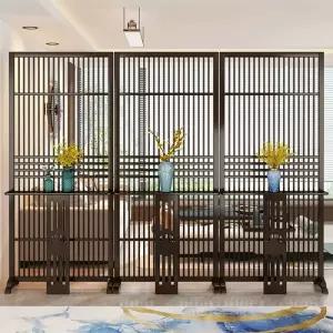 대형 창호지문 전통창호 모조 칸막이 옛날 장식 나무