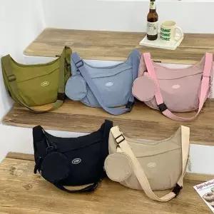 여성 크로스 가방 가벼운 핸드폰 여행용 백 크로스백 반달 데일리 반달백 캐주얼 여자