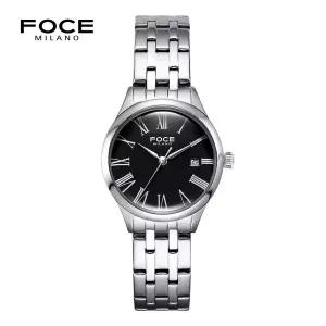 포체밀라노 여성 26mm 데이트 커플 메탈 손목시계 FM7601LM-BK