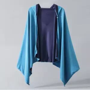 후드 목욕 쿨 망토 판초 링 바디 해변 KWFI0RU5