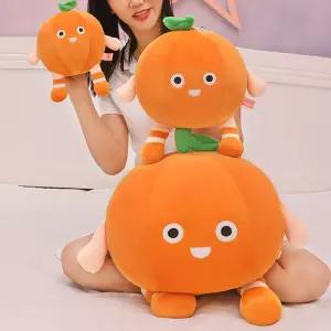 캐릭터쿠션 귀여운 대형 쿠션 65센티 감귤 인형 모찌 오렌지 애착