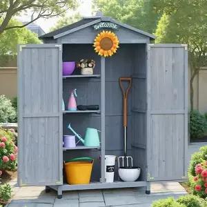 미니 소형 수납장 보관함 창고 농기구 마당 조립식